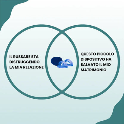 Zoliva | Dispositivo anti-russamento